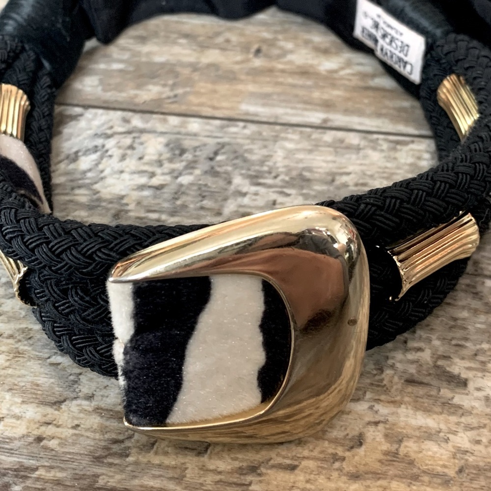 Zebra Belt Vintage